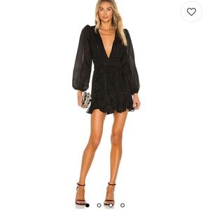 Revolve Black NBD Anya Mini Dress Size Medium